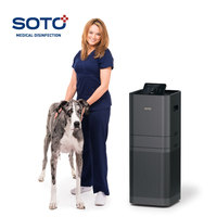 Purificateur d'air intelligent SOTO YM de haute qualité avec filtre HEPA électrostatique, élimine les odeurs, le formaldéhyde, photocatalyseur UV, purificateur d'air domestique