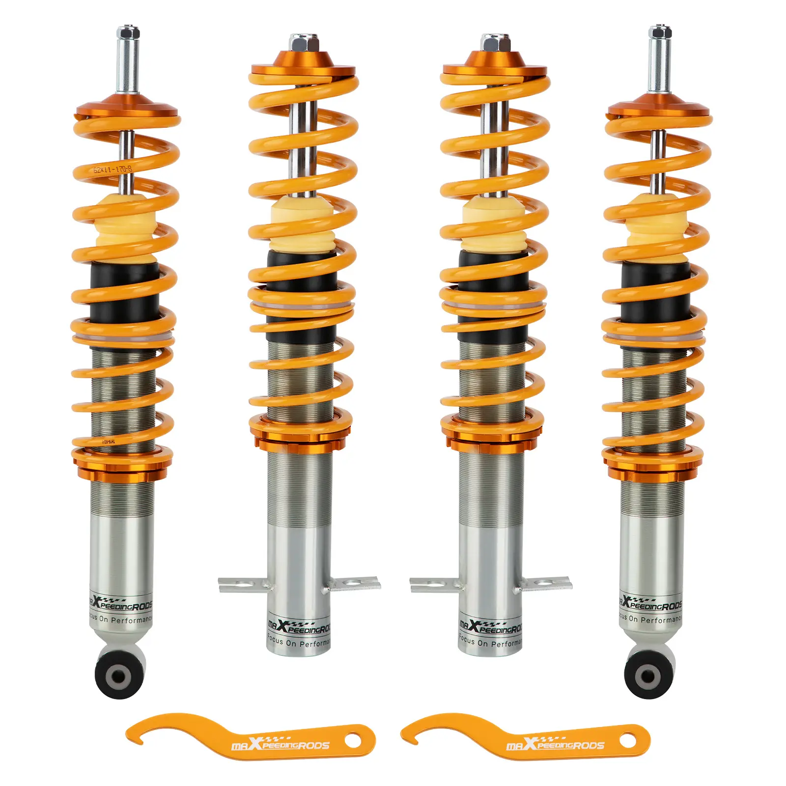 Ag coilover kit de amortecedor de suspensão, para vw golf jetta mk1 scirocco mk2