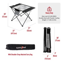 Table de camping pliable compacte et légère, table pliante de camping en plein air, mini table