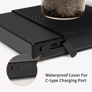 Balance à café intelligente mini 4-en-1 avec minuteur, affichage visuel des paramètres de préparation en temps réel (2 kg/0,3 g) et valeur inégalée - Product Image 4