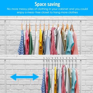 Clothes <b>Hangers</b> 50 Pack Glossy Stainless Steel Wire Coat <b>Hangers</b> Non Slip Heavy Duty Multifunctional Bathroom Wardrobe Living - Product Image 4