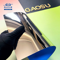 Plaque Acrylique Miroir Or & Argent 3mm, Vente en Gros Usine, 4x8ft (1220x2440mm), Panneau Plastique PMMA Durable et Incassable