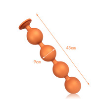 Boules anales géantes en silicone liquide de 9 cm, gros plug anal, masseur de prostate, jouets sexuels pour adultes pour hommes et femmes