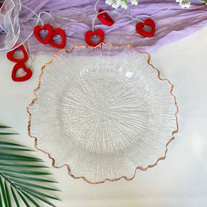 Décorations de réception pour événements festifs, 13 assiettes de présentation en plastique acrylique, bordure <span class=keywords><strong>semi</strong></span>-circulaire <span class=keywords><strong>creuse</strong></span>, décoration de mariage - Product Image 4