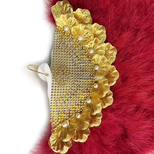 All'ingrosso colorato africano tradizionale di nozze grandi ventagli di <span class=keywords><strong>piume</strong></span> della <span class=keywords><strong>sposa</strong></span> decorazioni da <span class=keywords><strong>sposa</strong></span> ventaglio piuma - Product Image 6