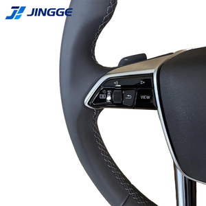 Pour Audi S1 S3 S4 S5 RS3 RS4 RS5 RS6 <span class=keywords><strong>RS7</strong></span> A1 A2 A3 A4 A7 C6 C7 A6 A6L A8 C8 B8 B8.5 B9 TT R8 Mise à niveau Volant entièrement en cuir - Product Image 2