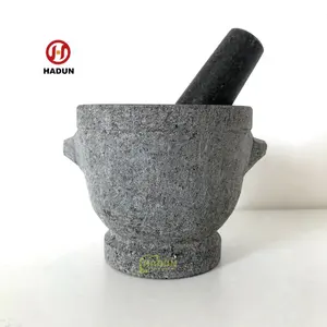 Granite Herb Spice công cụ tự nhiên đánh bóng vữa & Pestle Set cho mài các loại thảo mộc gia vị làm guacam