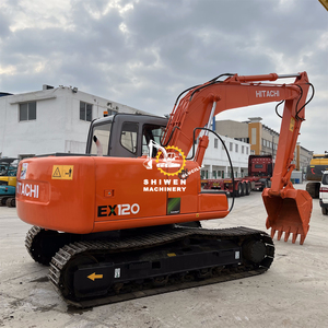 รถขุดตีนตะขาบ EX120 HITACHI มือสองพร้อมเครื่องยนต์อีซูซุ ZX60 ZX55ใช้แล้ว ZX120 ZX130W รถขุด - Product Image 2