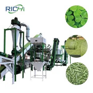 RICHI 4-5T/H Wooden Sawdust Pellet Production Line Making Wood Pellet