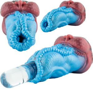 Geeba Fantasie Tijger Tong Mannelijke Masturbator Siliconen <span class=keywords><strong>All</strong></span> Pass Onahole Voor Mannen Kunstmatige Vagina Stroker Pocket Pussy Seksspeeltjes - Product Image 1