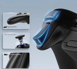 คอนโทรลเลอร์ USB แบบมีสายจอยสติ๊กสำหรับไมโครซอฟต์ เอ็กซ์บ็อกซ์ 360 คอนโซลวินโดวส์พีซีแล็ปท็อปคอมพิวเตอร์วิดีโอเกมสีชมพู - Product Image 6