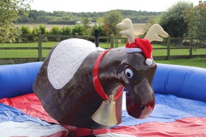 Commercial noël mécanique rodéo renne sport <span class=keywords><strong>jeu</strong></span> défi mécanique taureau équitation machine gonflable fou cowboy - Product Image 6