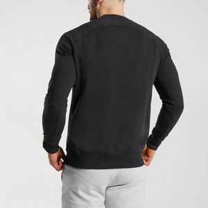 Tùy Chỉnh Của Nam Giới Mỏng Phù Hợp Với Áo Với Raglan Tay Áo Crewneck Gân Hem Còng In Mô Hình <span class=keywords><strong>Polyester</strong></span>/Cotton Cho Mùa Thu Mùa - Product Image 2