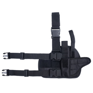 Funda Táctica para Pistola DF24 AKM-038 Negra con Cinturón Ajustable, Bolsa de Almacenamiento de Nailon con Camuflaje Digital para Caza y Uso en Exteriores - Product Image 1