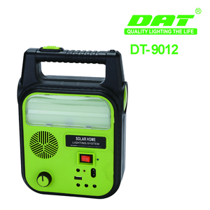Système d'éclairage solaire portable DT-9012 DAT avec trois lampes, kit d'énergie solaire, mini-onduleur solaire avec batterie externe - Product Image 3