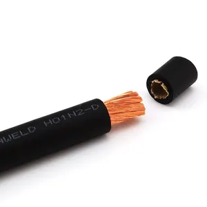 Flexible Welding Cable Rubber Insulated Copper Core 10mm 16mm 25mm 50mm Electric Cables