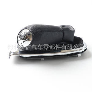 Pommeau de levier de vitesse Renault Clio IV, recouvert de cuir PU, design ergonomique, 2012-2020, accessoire pour transmission manuelle - Product Image 1