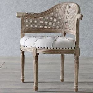 <span class=keywords><strong>Fauteuil</strong></span> de style <span class=keywords><strong>campagnard</strong></span> français vieilli, chaise de salle à manger rétro de luxe léger américain, pour café, gîte, salon de thé design - Product Image 4