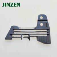 Plaque à aiguilles JINZEN E809S pour machine à coudre à quatre fils SIRUBA 747, surjeteuse, pièces détachées industrielles, accessoires de couture