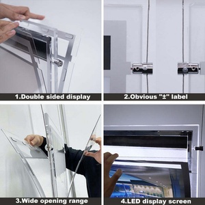 Lámpara LED Rectangular Colgante A3 con Cristales, Recargable, Impermeable, Control por Aplicación, Uso Interior y Exterior, 3 Años de Garantía, Mejor Calidad - Product Image 5