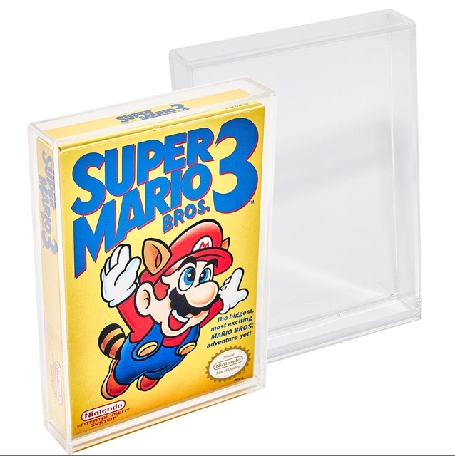 Nintendo NES Video Game Box Premium UV Protection Acrylic Video Game Box Storage Case
