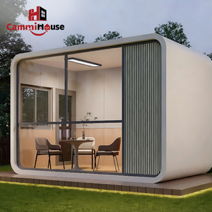 Cammi House Maison préfabriquée moderne en acier de type cabine Apple, détachable, luxueuse, modulaire, chambre à coucher, commodité, confort, hôtel, glamping - Product Image 1