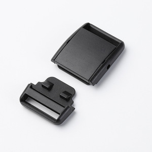 Boucle à cliquet en plastique 25 mm noire réglable pour sacs, sacs à dos, cordons pour animaux de compagnie - Product Image 3