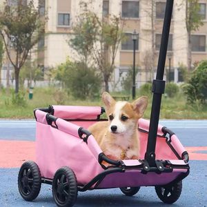 Carritos Plegables de 4 Ruedas para Mascotas, Carrito Portátil para Bebés, Gatos, Perros, Carrito para Perros, Carritos para Perros, Gatos y Otros Animales Pequeños - Product Image 3