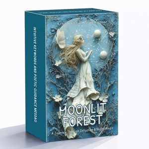 Jeu de cartes Oracle Sorcière personnalisé en gros, 54 cartes, en papier écologique, cartes de tarot, jeu de cartes de guidance spirituelle sur le thème de la nature et de la forêt, OEM ODM - Product Image 2