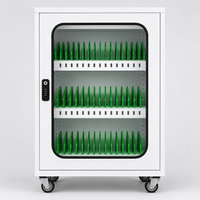 Armoire de charge pour 50 tablettes, pour salle de classe, bureau, salle de formation, charge centralisée d'appareils électroniques mobiles et stockage sécurisé