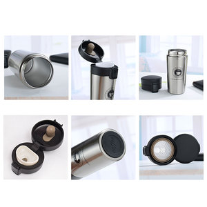 Multicolor 350ml 500ml doble pared aislada taza de café de acero inoxidable vaso de viaje termo botella taza - Product Image 3