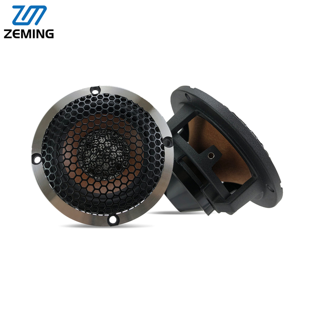 3.5 Inch Paper Cone Car Midrange Speaker Red and Black Color High Fidelity Audio for Auto Sound System Upgrade