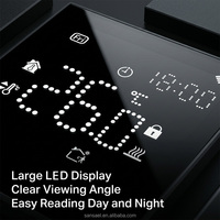 Termostato Inteligente Tuya ZigBee OEM de Fábrica, 16A, Pantalla Táctil LED, WiFi, Controlador de Temperatura de 3A para Calefacción por Suelo Radiante Eléctrico