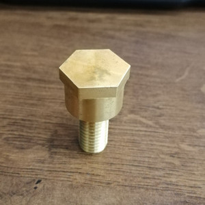 Hex Head Brass <b>Screw</b> Metric Standard Thread Plain Finish - Product Image 4