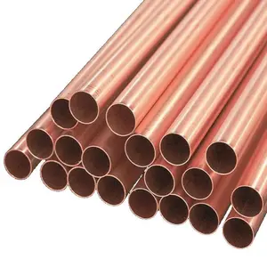 Fábrica preço desconto fornecimento T2 roxo cobre tubo capilar oco redondo cobre tubo corte torno processamento galvanoplastia