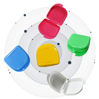 Boîte à prothèses dentaires portables personnalisées avec logo, étui de voyage pour protège-dents, soins bucco-dentaires, fabricant OEM