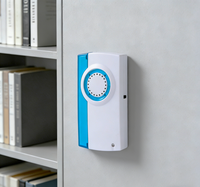 Système de sonnette sans fil intelligent LUCKARM D8205 - Design moderne, portée de 100 m, 32 mélodies, faible consommation pour grandes maisons/bureaux/immobilisés multi-appartements