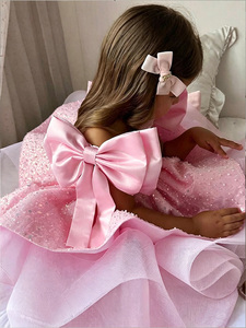 MQATZ <span class=keywords><strong>Vestito</strong></span> <span class=keywords><strong>da</strong></span> Principessa Rosa Natalizio per Bambine 2026 Nuovo Abito <span class=keywords><strong>da</strong></span> Spettacolo Tutu Scintillante in Pizzo per Ragazze - Spedizione Transfrontaliera - Product Image 3