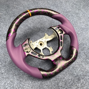 Volant en fibre de carbone véritable forgé sur mesure pour GTR GT-R R35 2009-2016, pièces intérieures automobiles en cuir - Product Image 3