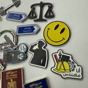 ホットセール 携帯電話ステッカー メタルバッジピン バッジ 3M カスタマイズ イラク ソフトエナメル スマホケース用 - Product Image 5