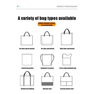 Custom Recycled PET Tote <b>Bag</b> Promotion RPET Shopping <b>Bag</b> Gift PP <b>Polypropylene</b> Laminated Non Woven <b>Bag</b> Wtih Custom Design - Product Image 4