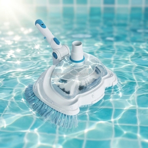 Cabezal de Aspiración de Lujo <span class=keywords><strong>para</strong></span> <span class=keywords><strong>Piscina</strong></span> con Cubierta Transparente, Filtro Integrado, Mango Giratorio, Botón de Liberación Rápida y <span class=keywords><strong>Base</strong></span> con Peso <span class=keywords><strong>para</strong></span> Piscinas y Spas - Product Image 2