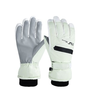 Gants de ski d'hiver doublés de polaire, imperméables, compatibles avec les écrans tactiles, unisexes, chauds, coupe-vent, pour sports de plein air, cyclisme, randonnée - Product Image 2