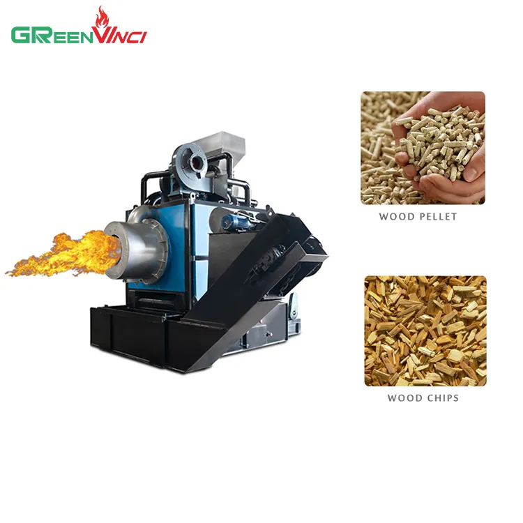 Nieuwe ontwerp biomassa vergassing machine hout pellet, briket brander voor industriële boiler