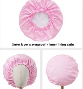 Bonnet de Douche Réutilisable Grande Taille Imperméable avec Bande Élastique Lavable pour Cheveux Longs et Tresses – Cadeau Promotionnel - Product Image 2