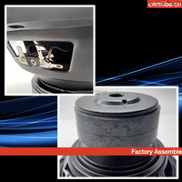 Haut-parleur audio de voiture, subwoofer de voiture de 8 pouces, RMS 300W, crête 600W, 4+4 ohms, haut-parleur à basses puissantes, subwoofer de voiture de 8 pouces