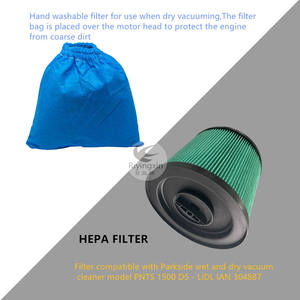 Filtro de Cartucho Verde para Aspiradora, Bolsas de Filtro HEPA PARA 1500 D5 - <span class=keywords><strong>LIDL</strong></span> IAN 304887, Repuestos y <span class=keywords><strong>Accesorios</strong></span> para Aspiradora - Product Image 5