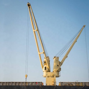 מנוף סיפון ימי <span class=keywords><strong>25</strong></span> טון, מנוף הידראולי קטן עם מנוע דיזל, רכיבי גלגלי שיניים עם מסבי מנוע, לטיפול במטען ספינות - Product Image 6