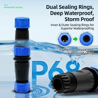 Conector Circular Impermeable IP68 de Latón y PC/Nylon de 3 Pines, Macho y Hembra, Personalizado CNTA, Adaptador Automotriz SP13