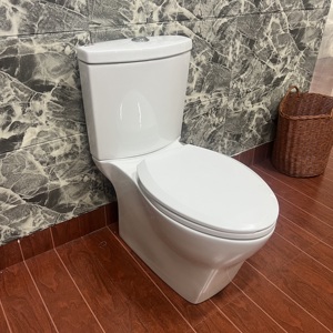 Hiện đại dual-tuôn ra kéo dài nhà vệ sinh đặt thiết bị vệ sinh nước tủ quần áo siphonic 2 hai mảnh gốm WC nhà máy Bán buôn giá rẻ - Product Image 4